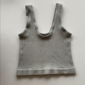 urban outfitters light grey tank top